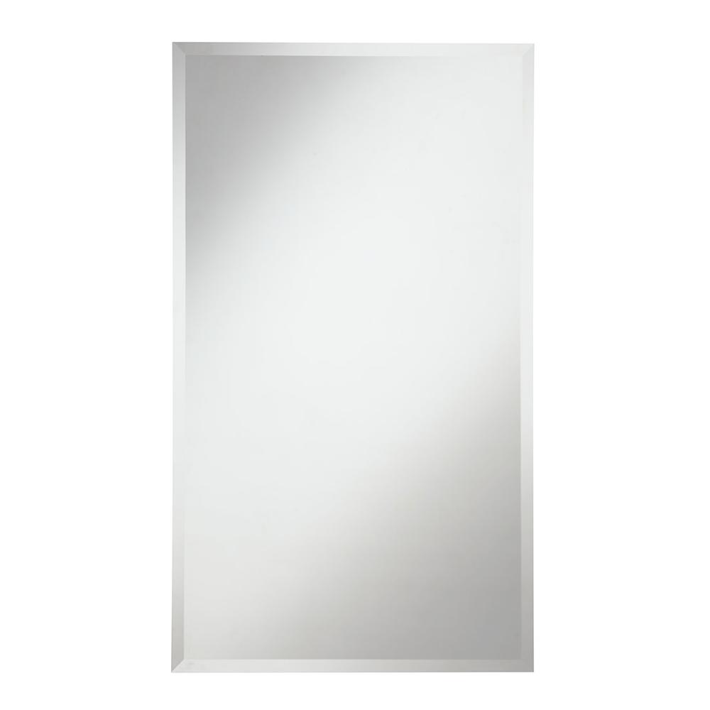 Modern 22 in. Contemporary Mirror in Clear. Picture 1