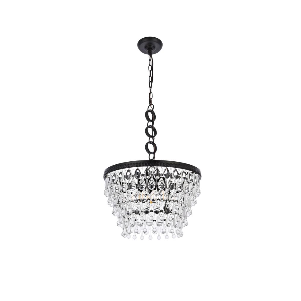 Nordic 5 lights black pendant. Picture 6