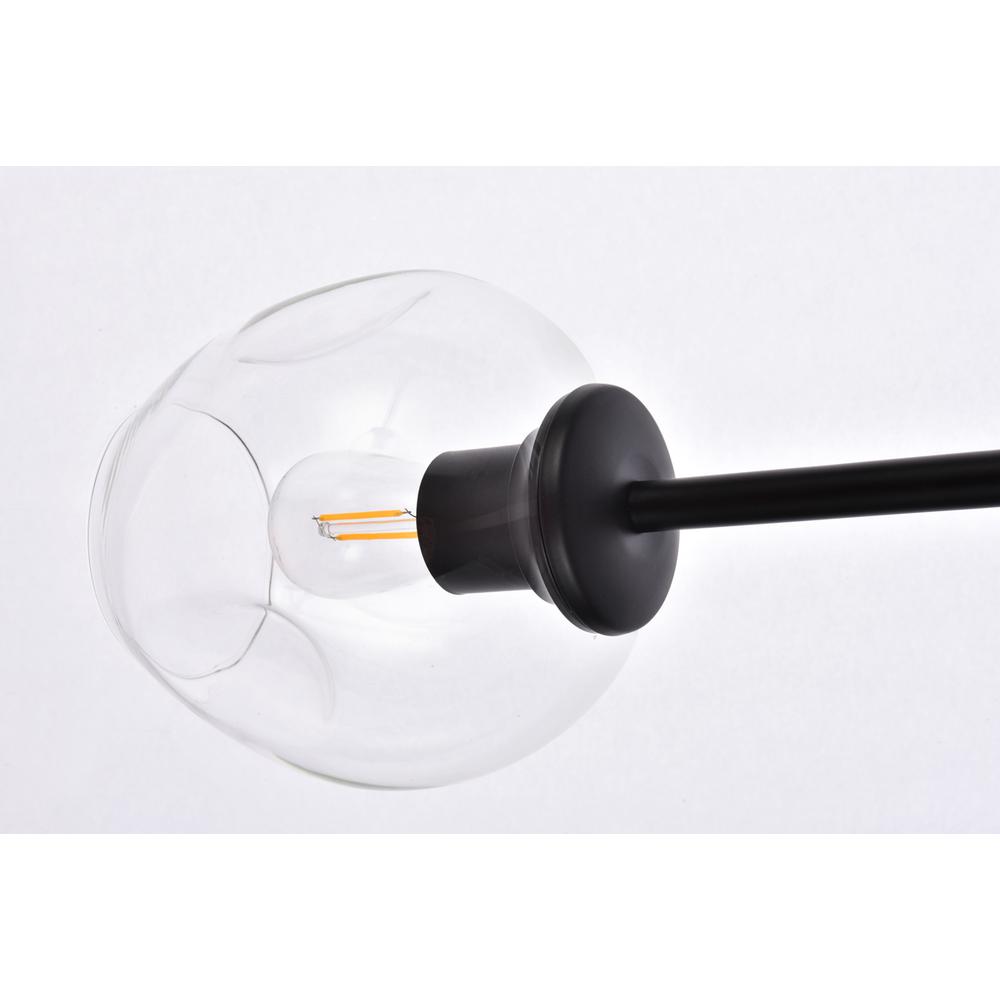 Cavoli 5 lights black chandelier. Picture 5