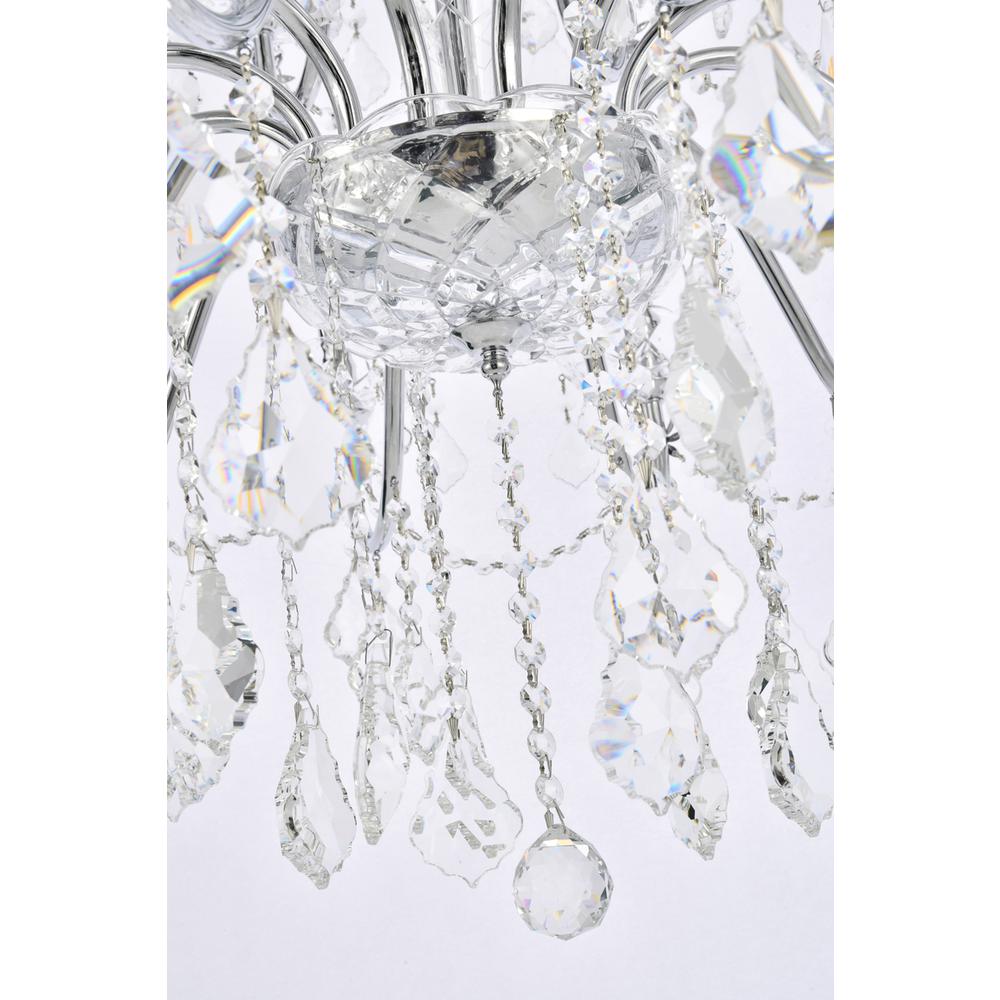 St. Francis 24 light Chrome Chandelier Clear Royal Cut Crystal. Picture 3
