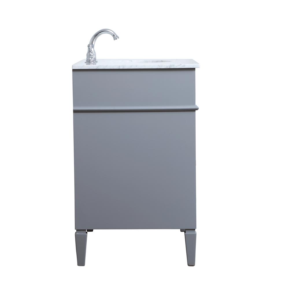 36 inch Single bathroom vanity in Grey. Picture 13
