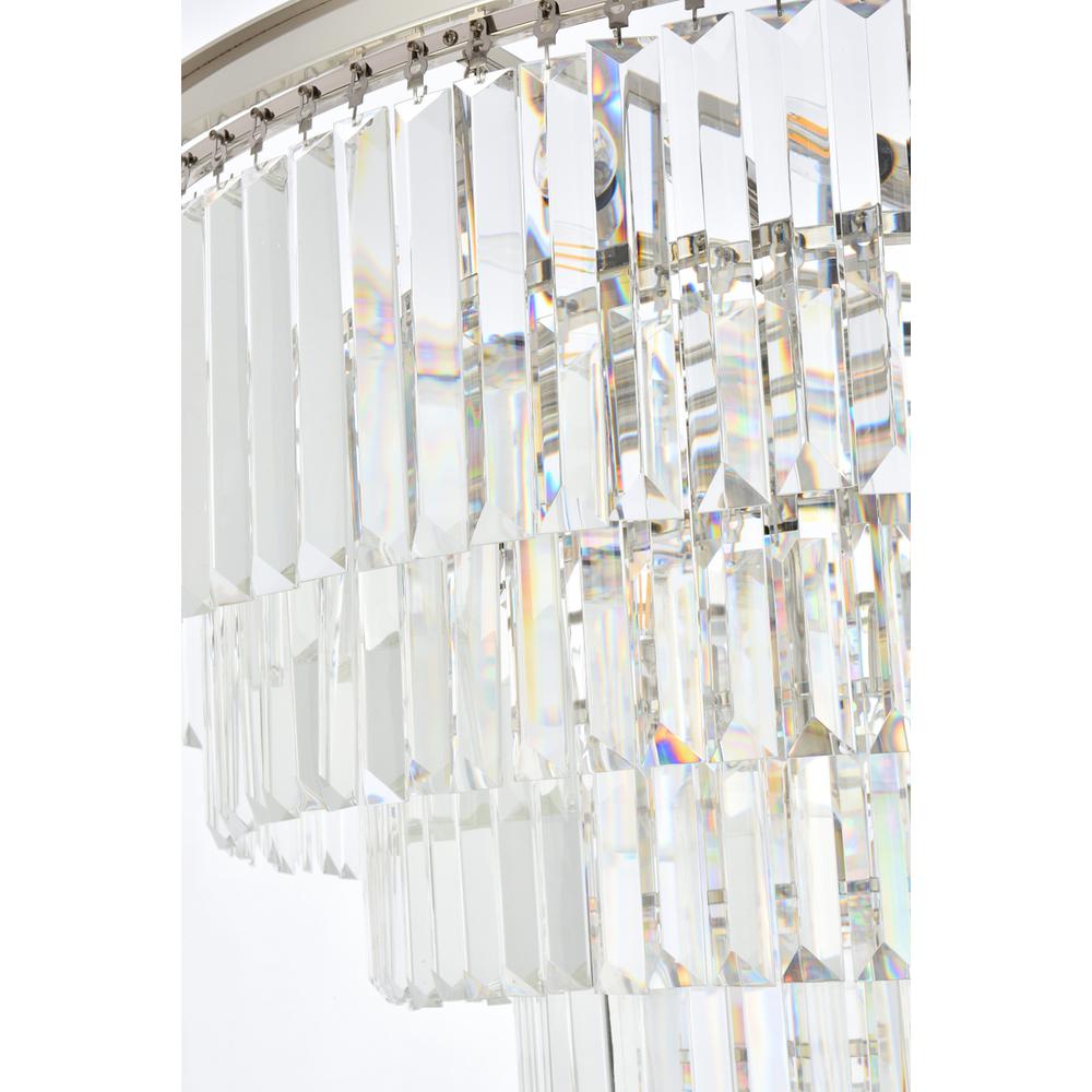 Sydney 33 light polished nickel Chandelier Clear Royal Cut Crystal. Picture 5