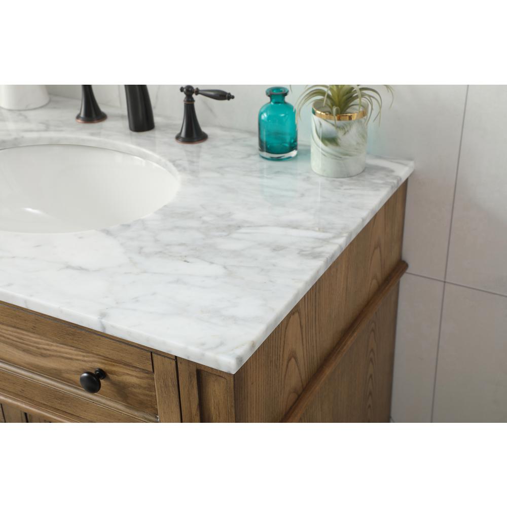 36 inch Single bathroom vanity in driftwood. Picture 5