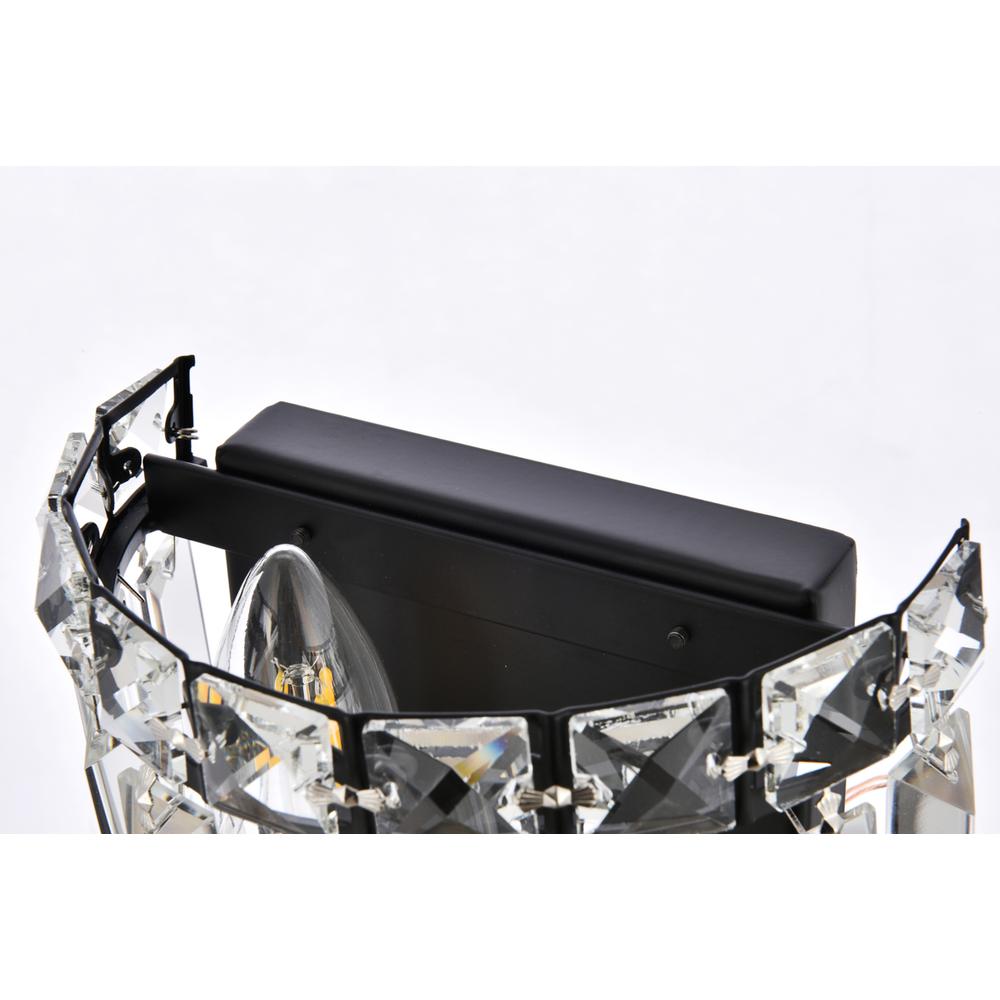 Maxime 6 Inch Black Wall Sconce. Picture 5