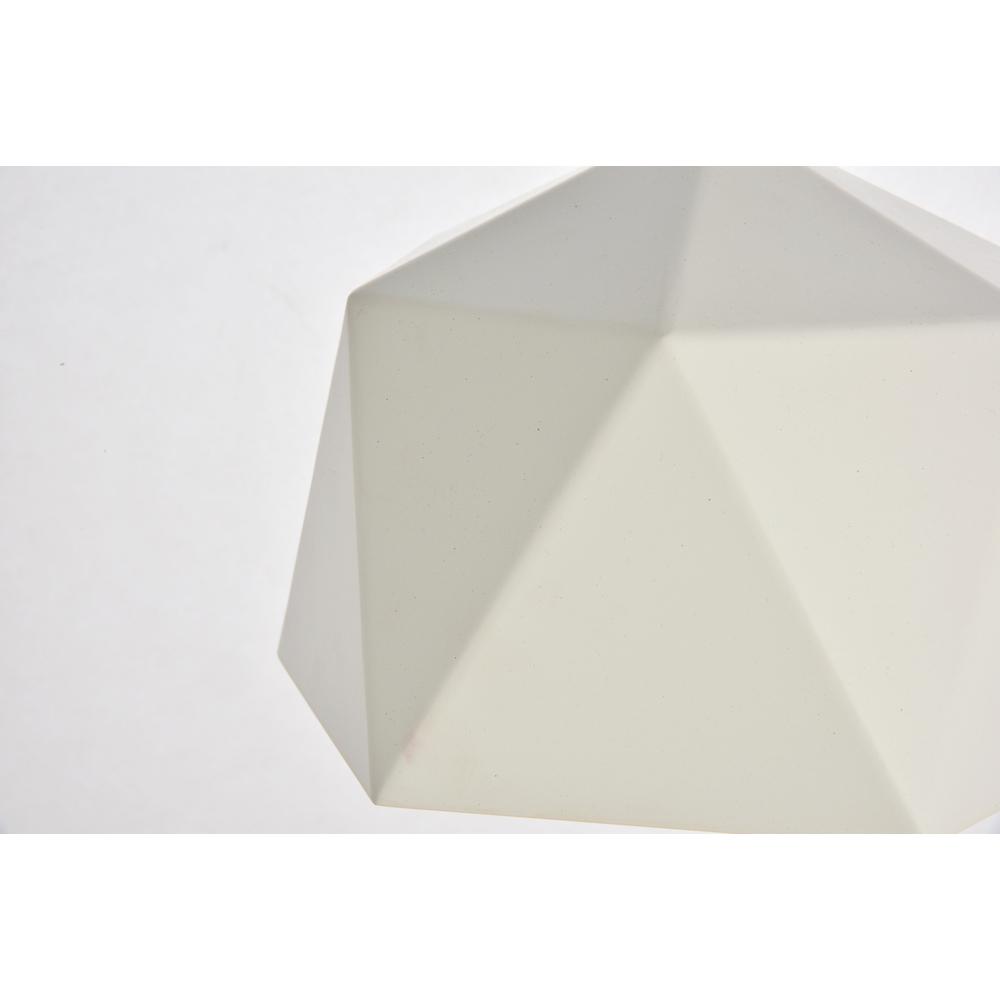 Arden Collection Pendant D10.2 H6.7 Lt:1 frosted white and Gold Finish. Picture 4