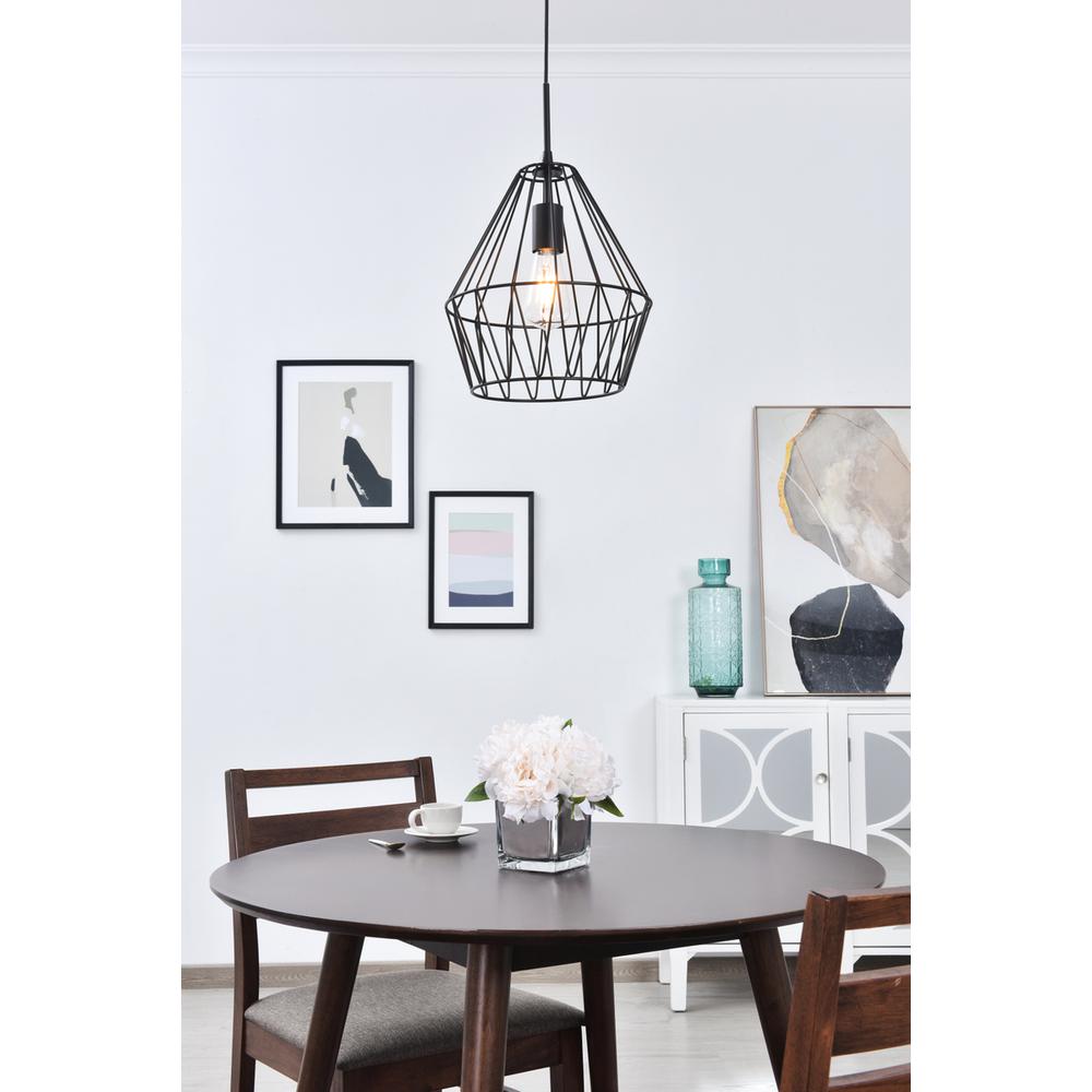 Candor 1 light black Pendant. Picture 14