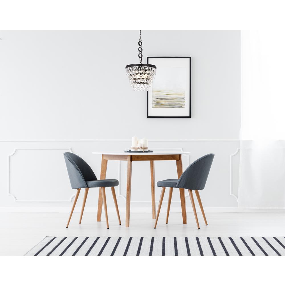 Nordic 4 lights black pendant. Picture 8