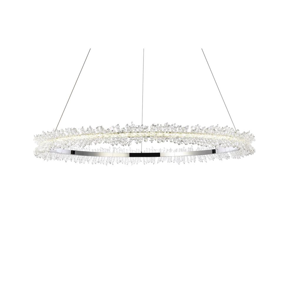 Laurel LED 34 inch Chrome pendant. Picture 2