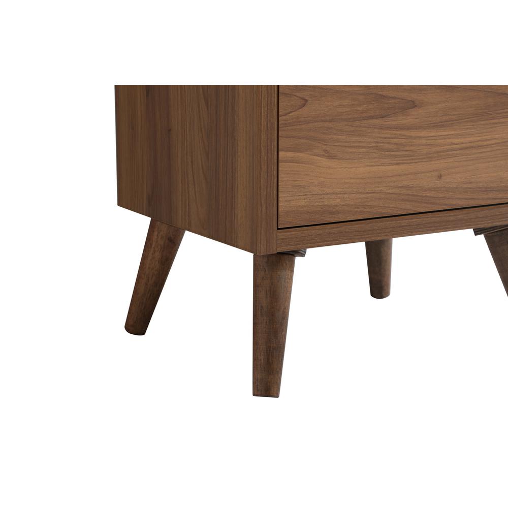 18 inch bathroom vanity in walnut brown. Picture 12