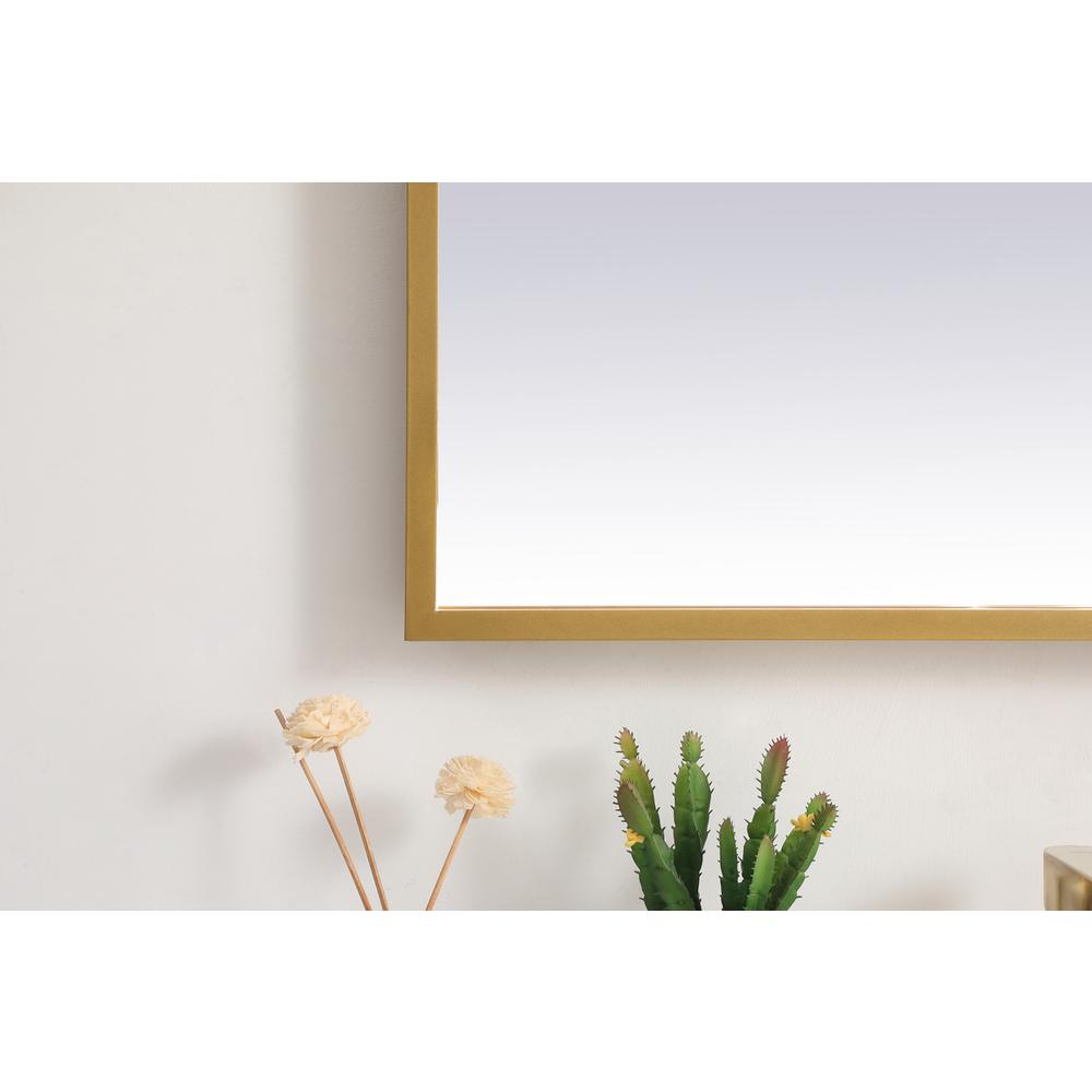 Pier 27x30 inch LED mirror with adjustable color temperature. Picture 5