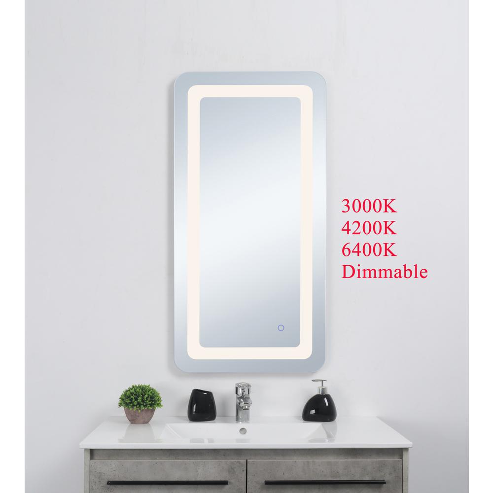 Genesis 27in x 40in soft edge LED mirror. Picture 9