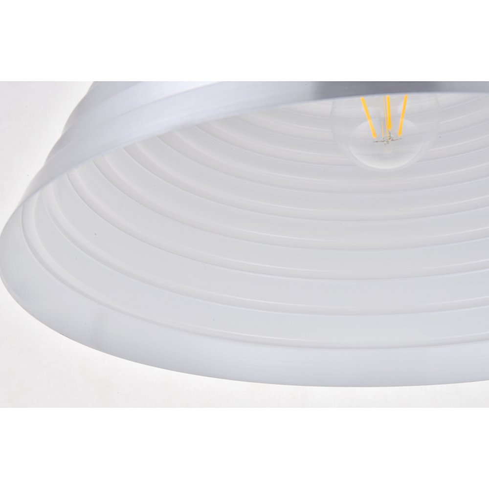 Circa 1 Light Burnished Nickel Pendant. Picture 5