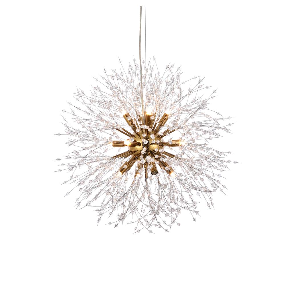 Solace 12 lights Gold pendant. Picture 2