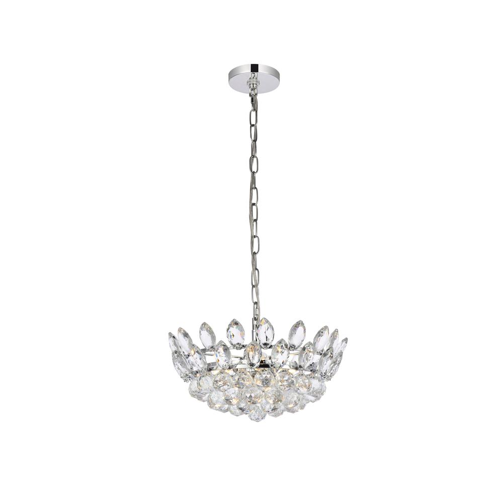 Emilia 16 inch pendant in chrome. Picture 1
