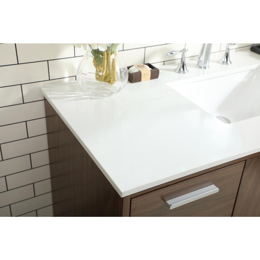 48 inch bathroom vanity in Walnut. Picture 5