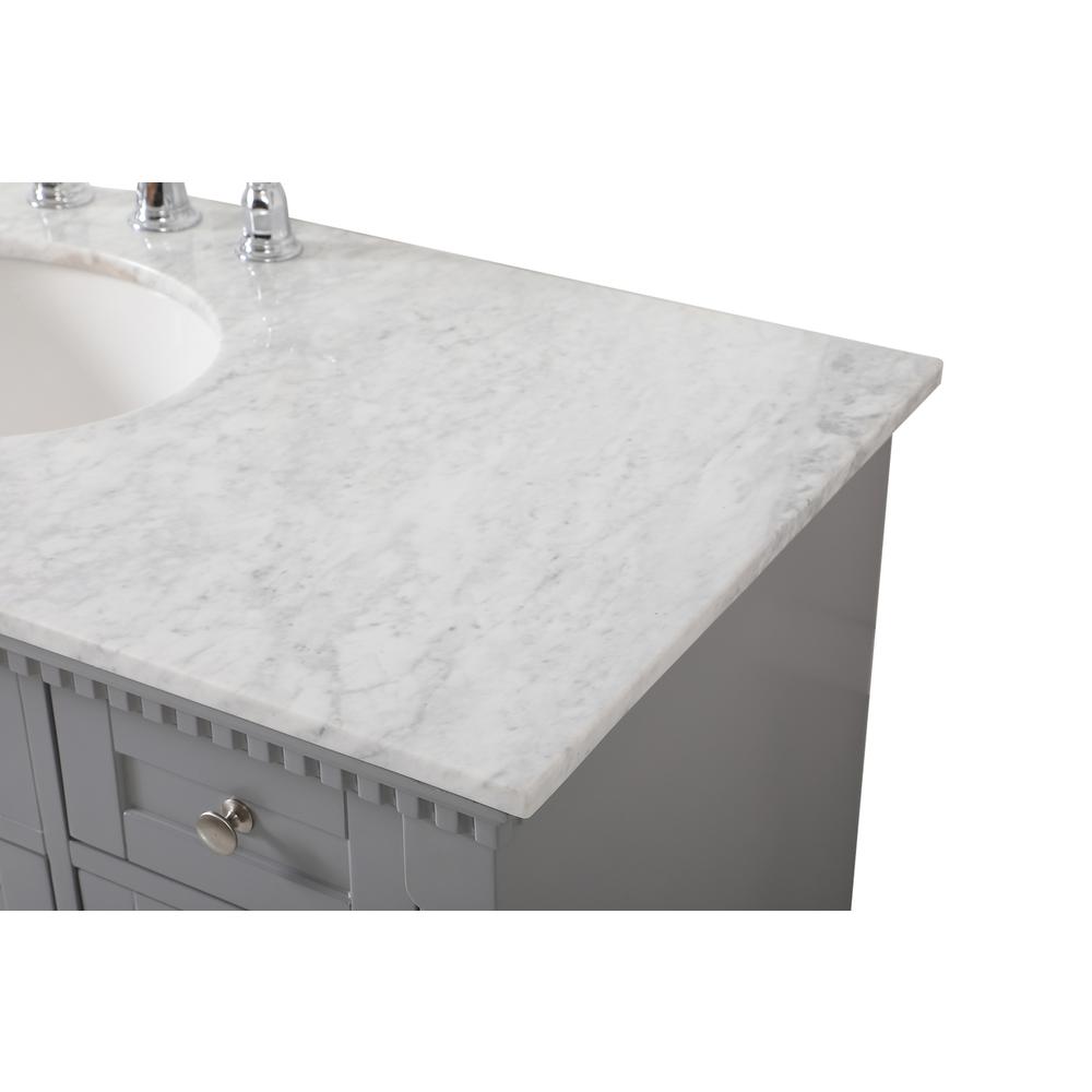 48 inch Single bathroom vanity in  Grey. Picture 11