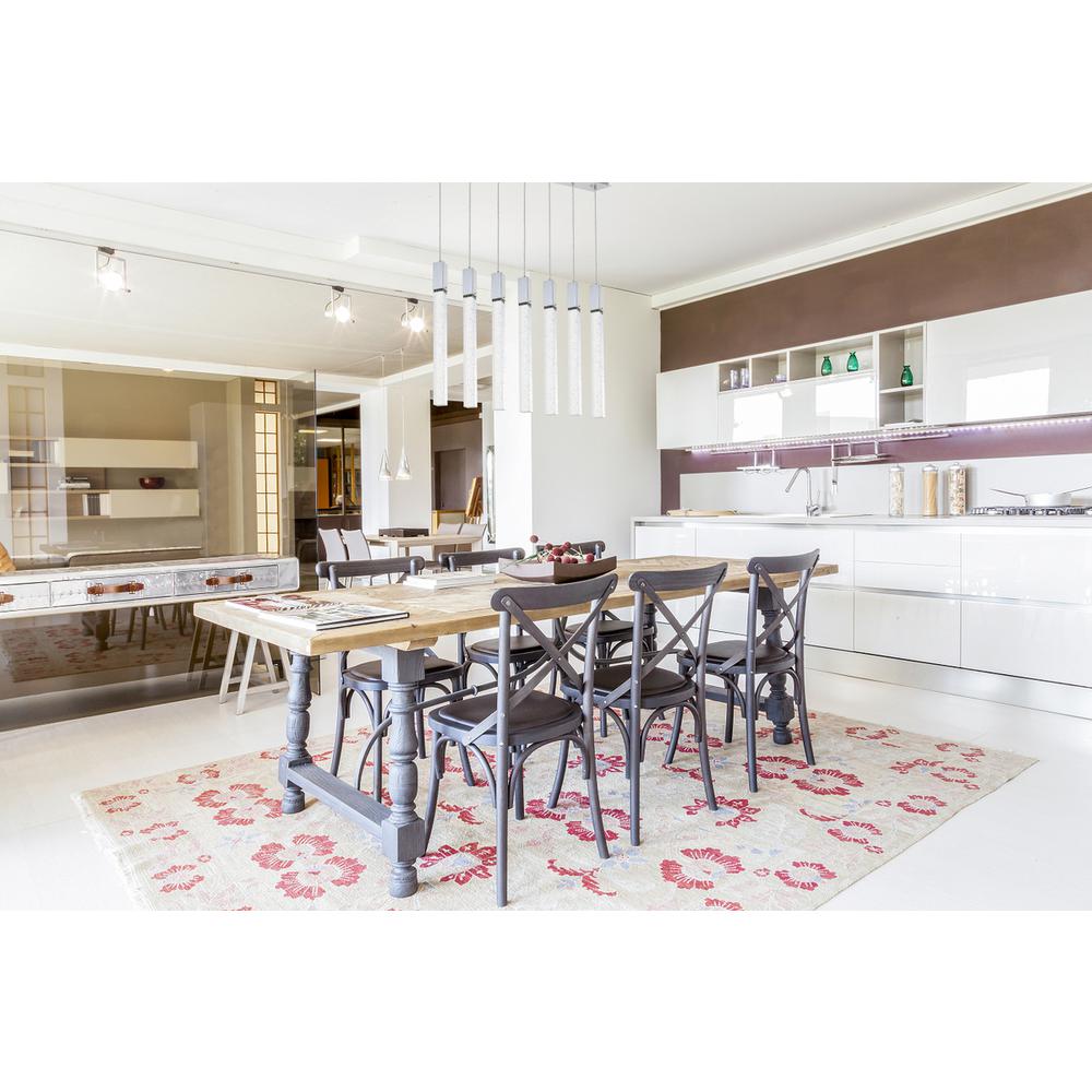 Weston 7 lights pendant in chrome. Picture 7