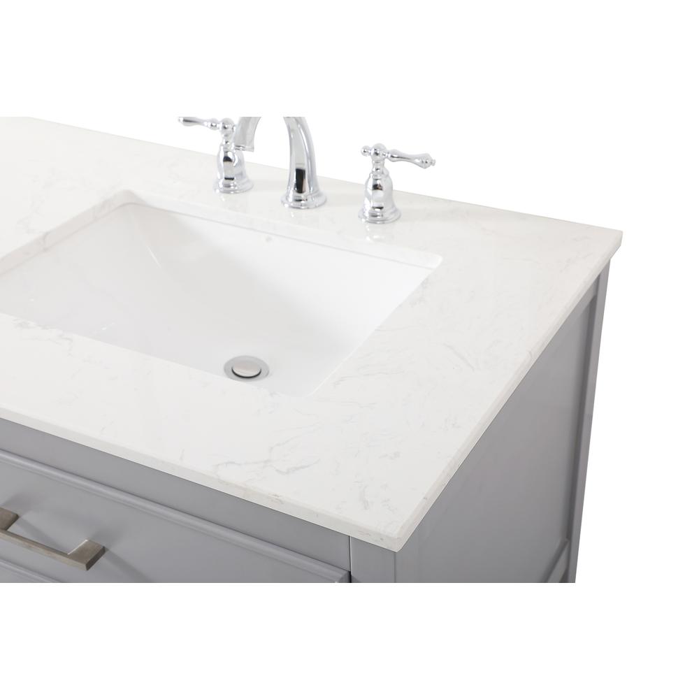 72 inch double bathroom vanity in gray. Picture 11