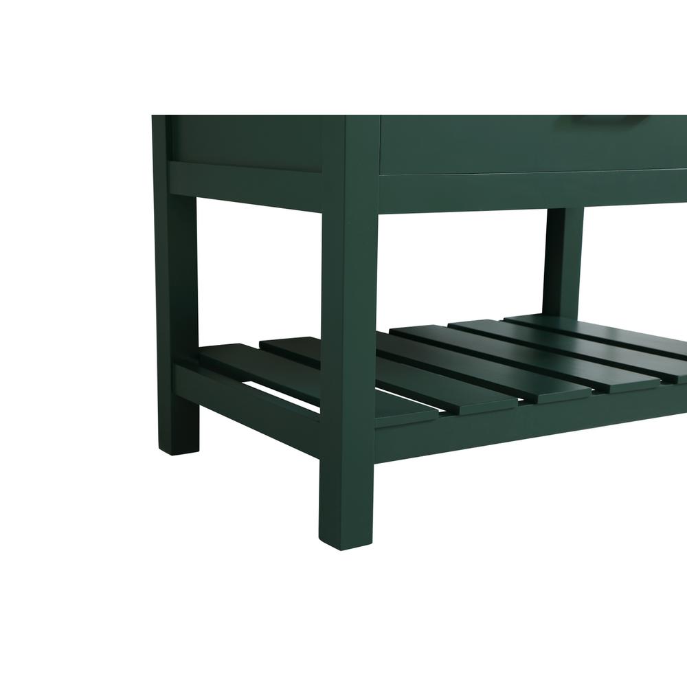 36 inch Single bathroom vanity in green with backsplash. Picture 13