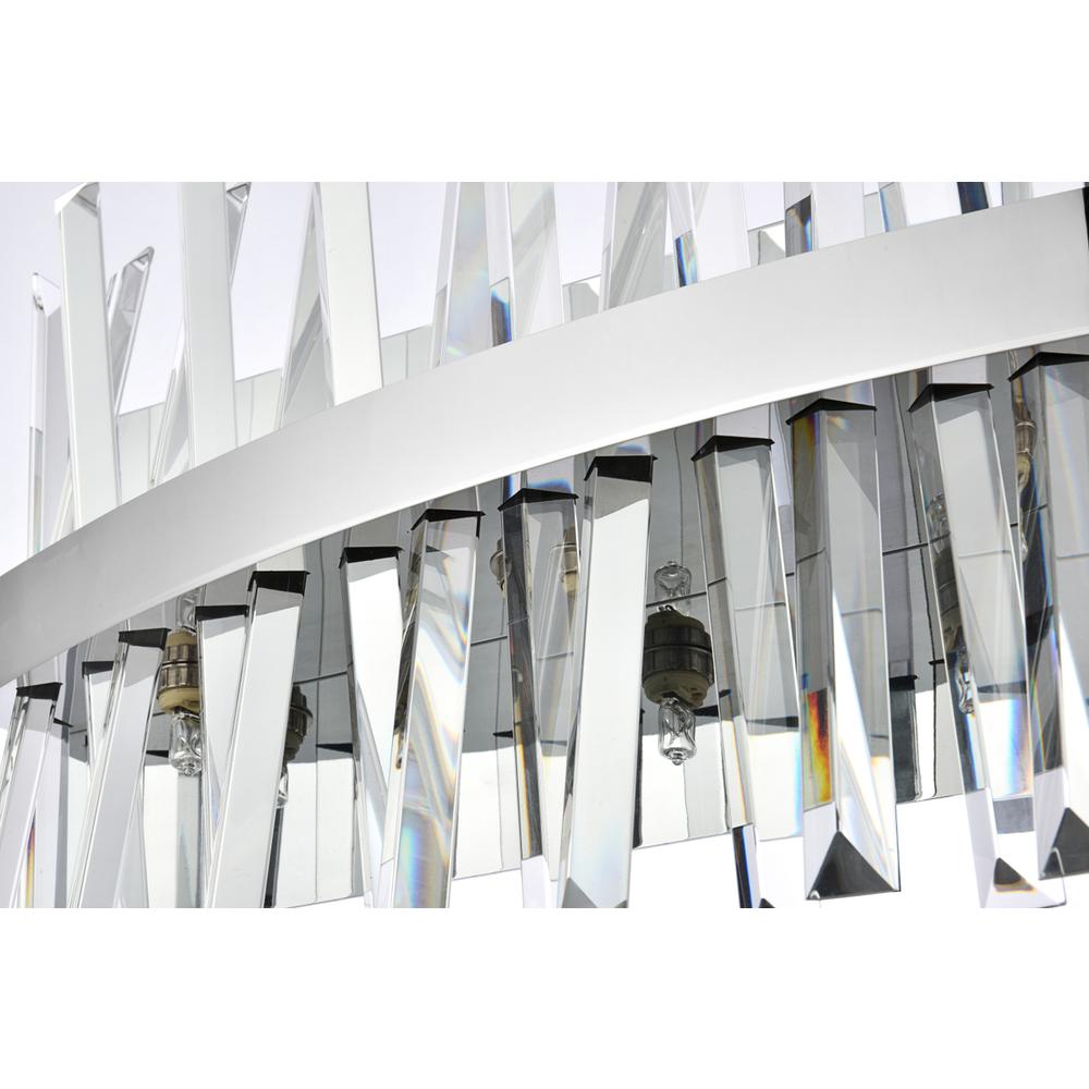 Serephina 24 inch crystal bath sconce in chrome. Picture 4