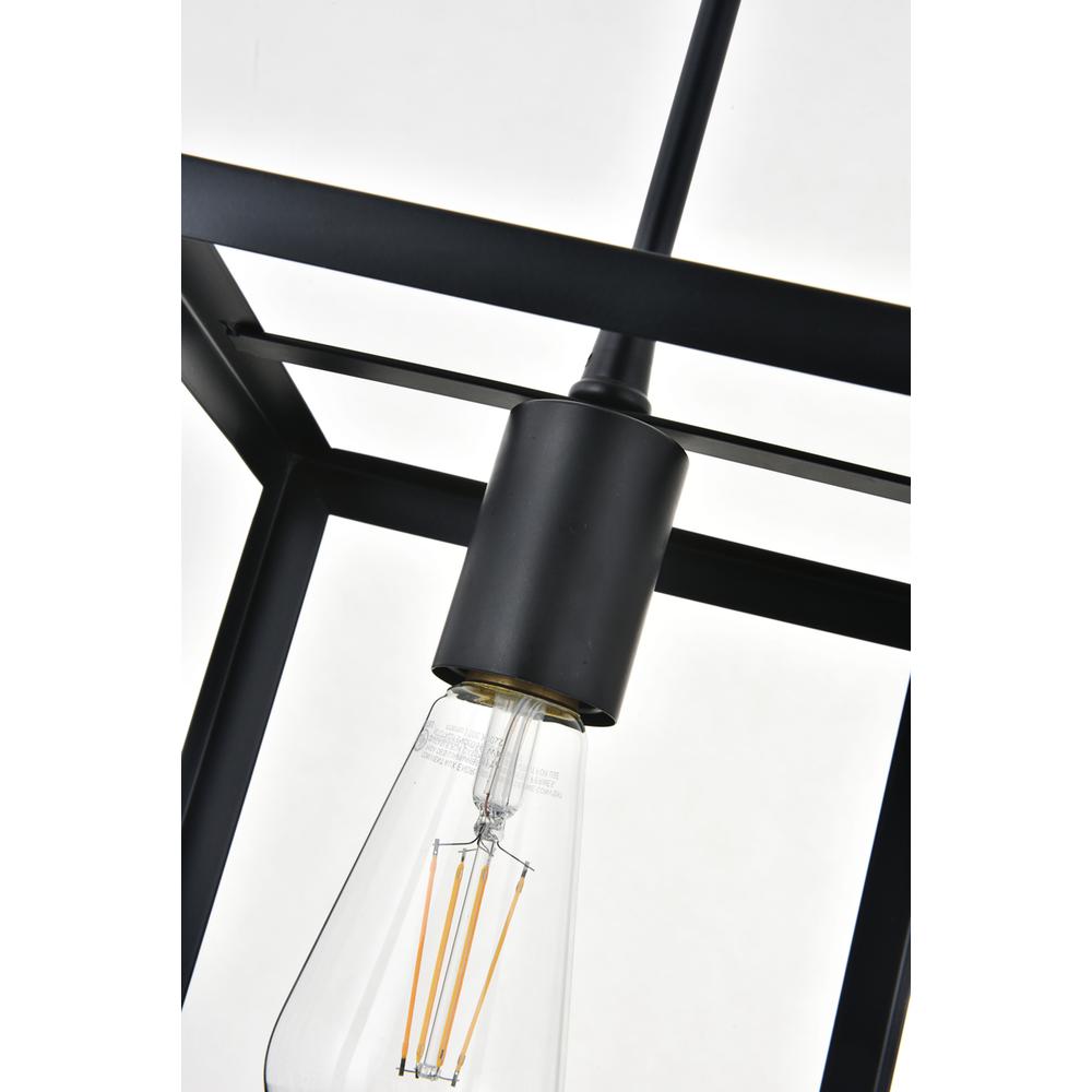 Resolute 1 light black Pendant. Picture 9