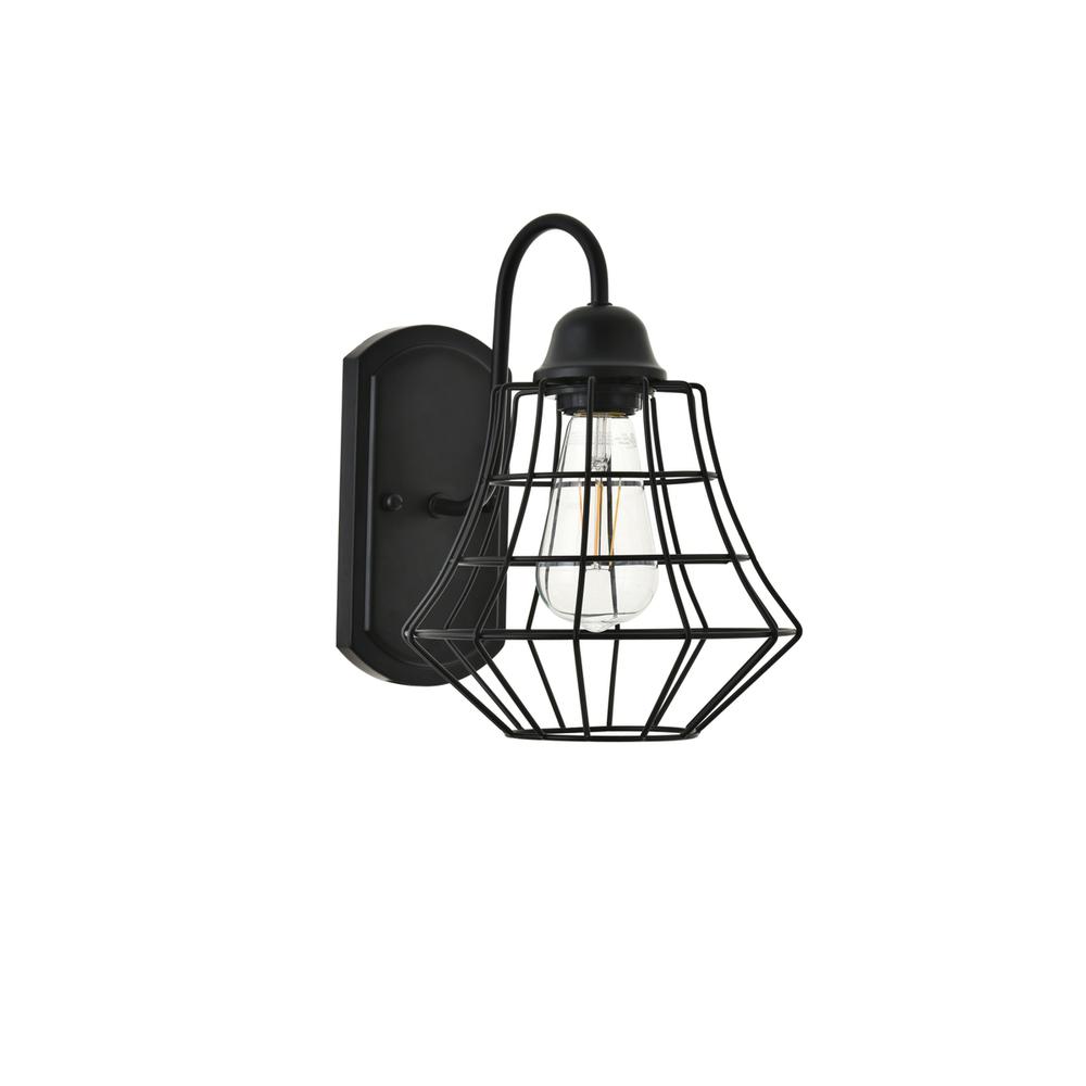 Candor 1 light black Wall Sconce. Picture 5