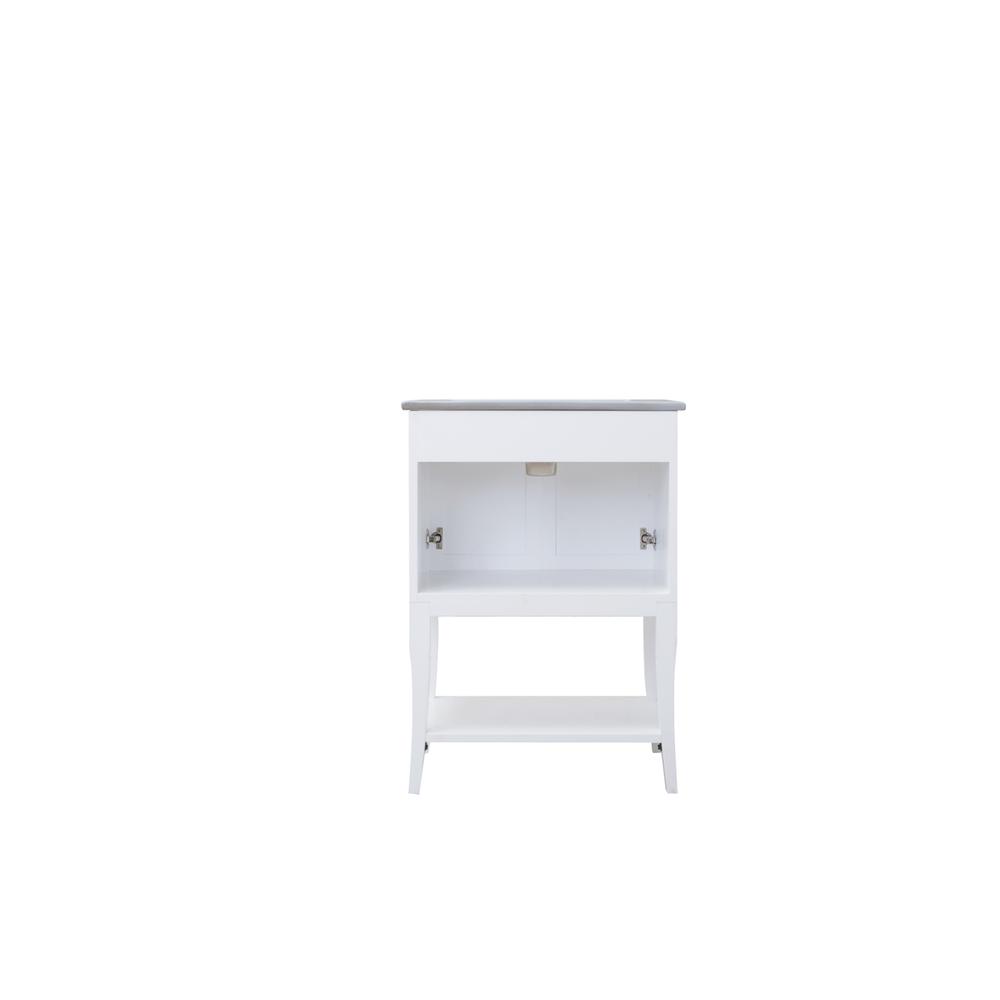 2 Doors Cabinet 24 In. X 18 In. X 34 In. In White. Picture 12