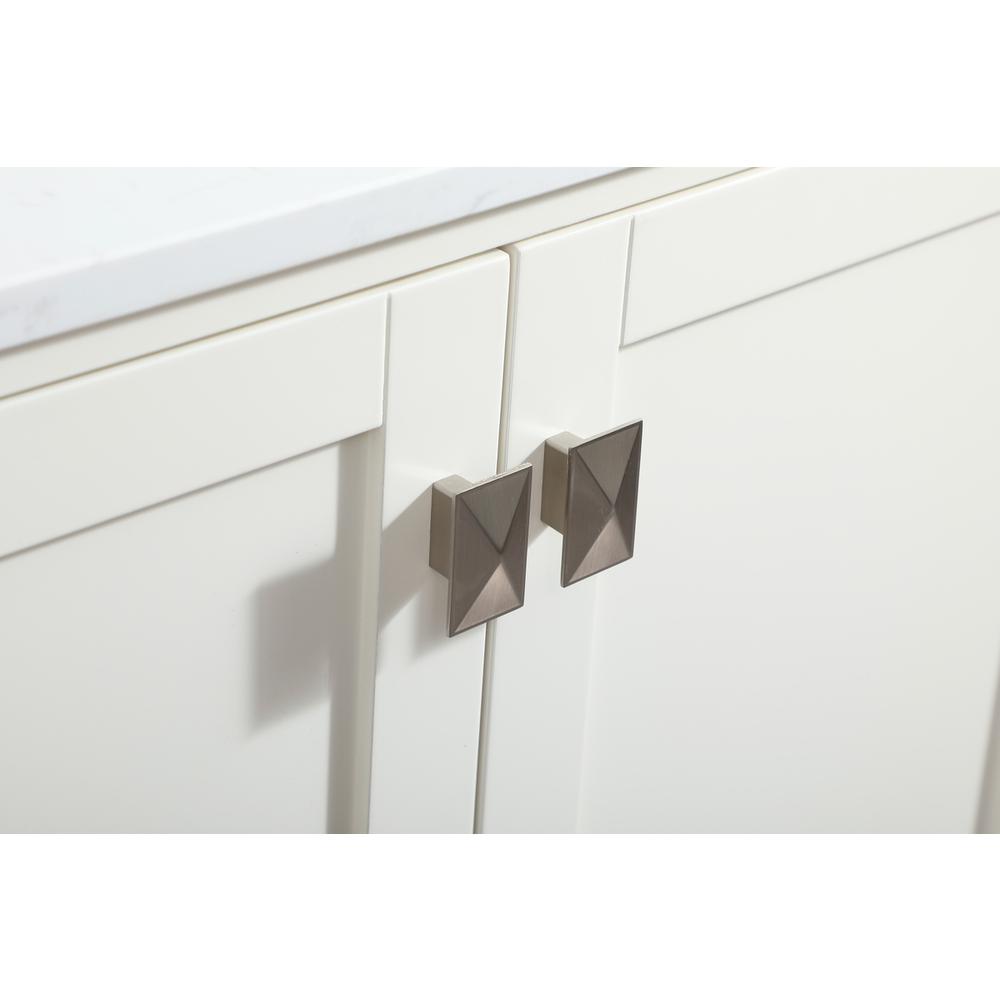 30 inch Single bathroom vanity in white with backsplash. Picture 12