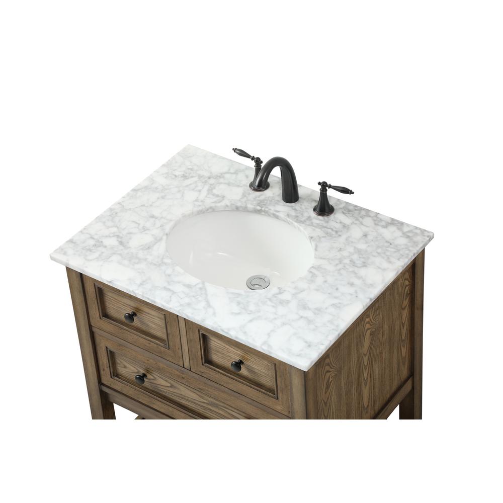 30 inch Single bathroom vanity in driftwood. Picture 10
