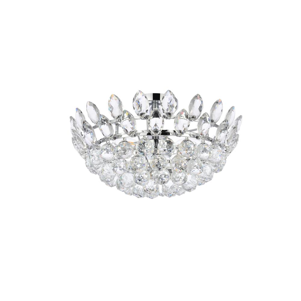 Emilia 18 inch flush mount in chrome. Picture 6