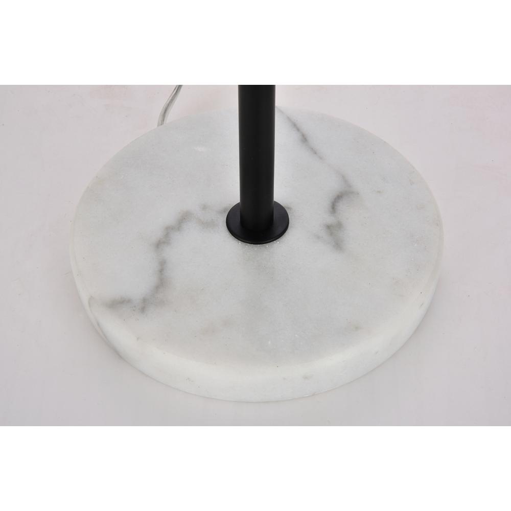 Eclipse 2 Lights Black Table Lamp With Clear Glass. Picture 3