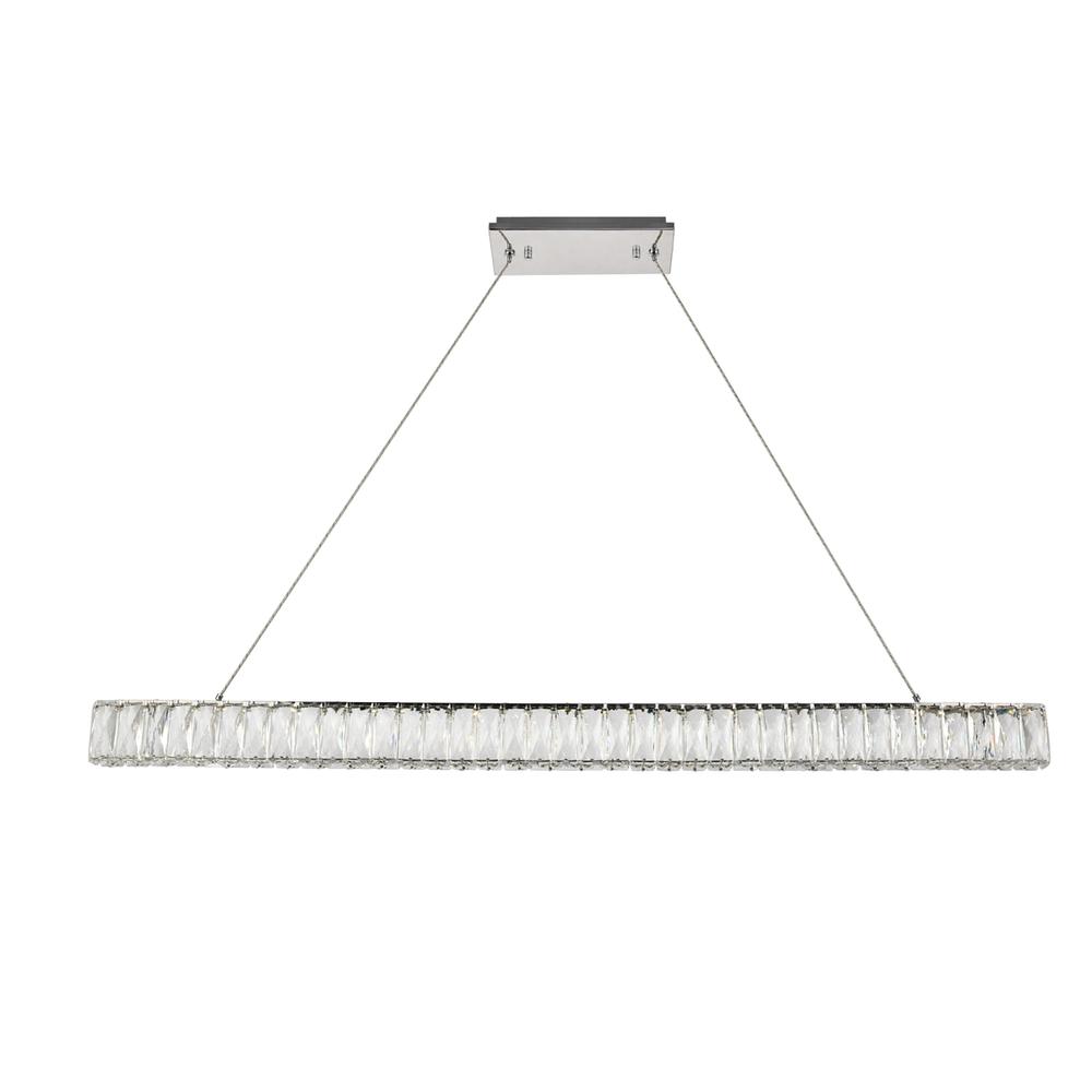 Monroe Integrated LED chip light Chrome Chandelier Clear Royal Cut Crystal. Picture 1