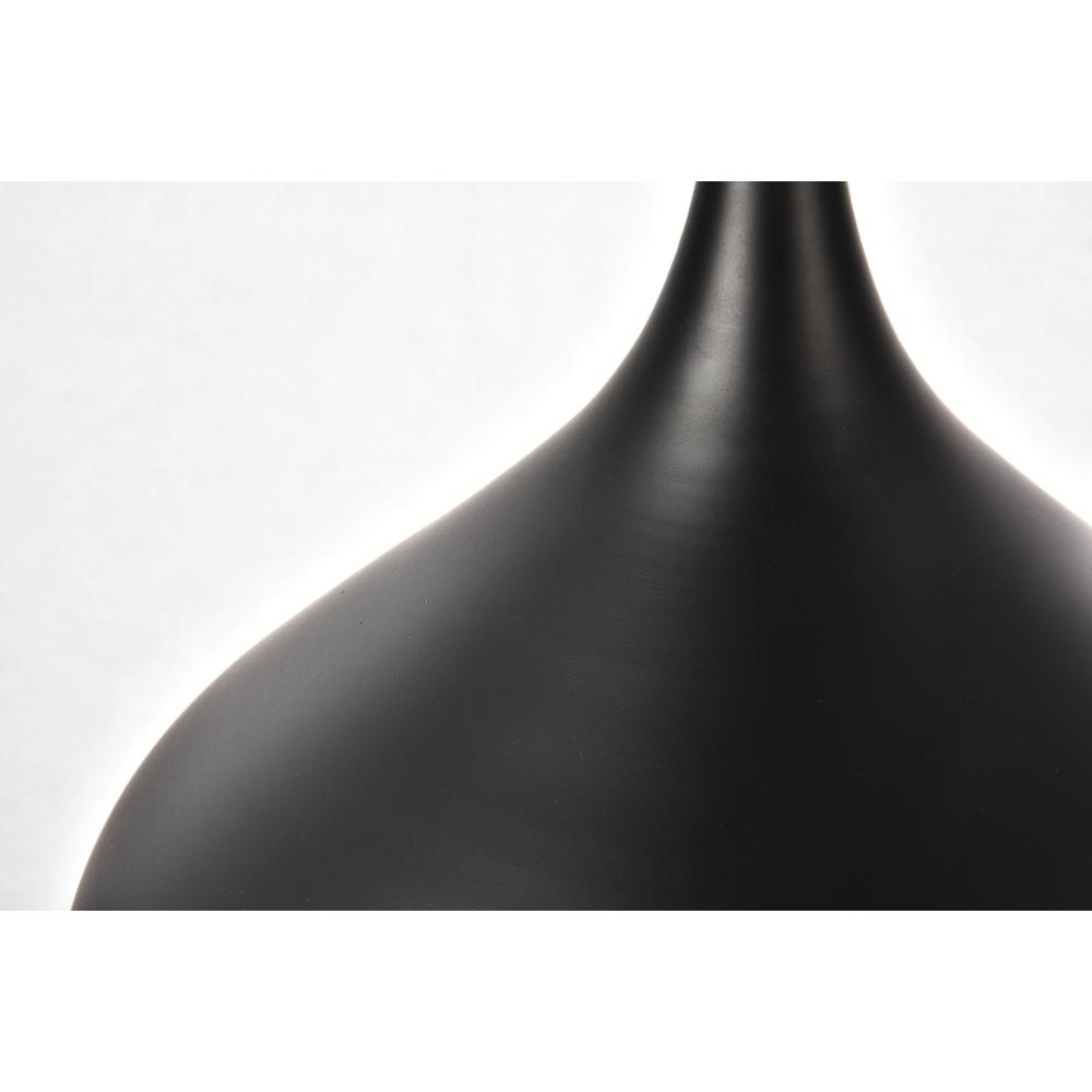 Circa Collection Pendant D12.5in H10in Lt:1 Black Finish. Picture 5