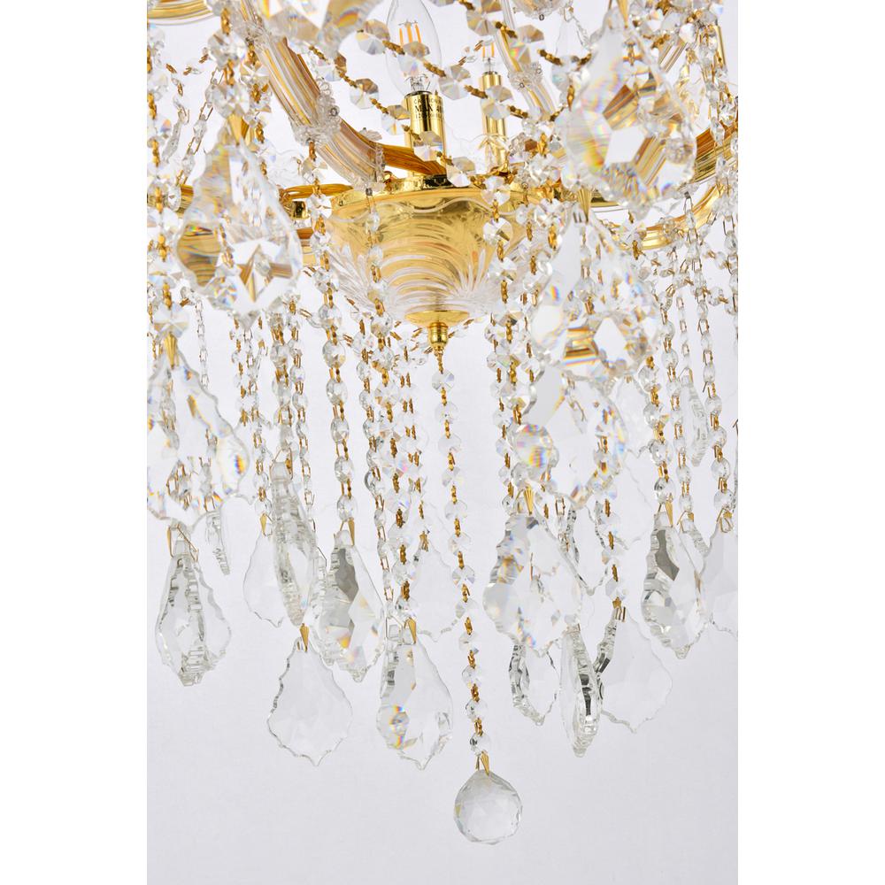 Maria Theresa 28 light Gold Chandelier Clear Royal Cut Crystal. Picture 3