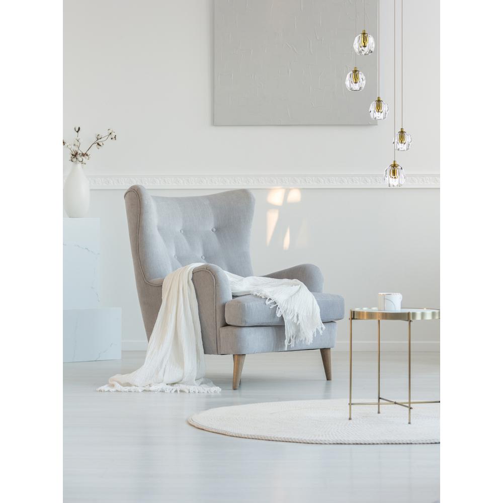 Eren 5 lights Gold pendant. Picture 6