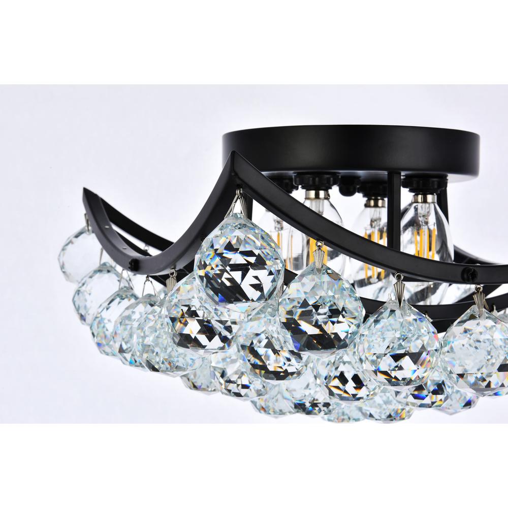 Corona 12 inch black flush mount. Picture 4