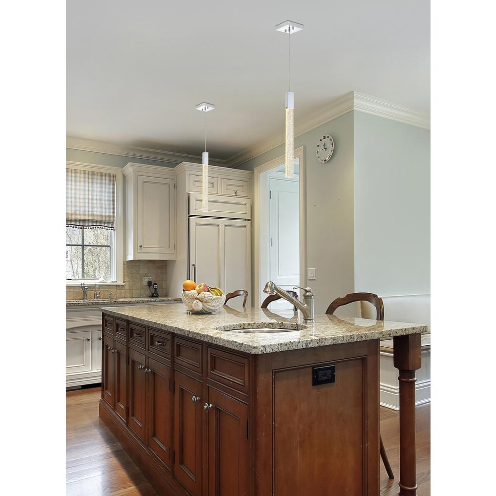 Weston 1 light pendant in chrome. Picture 8