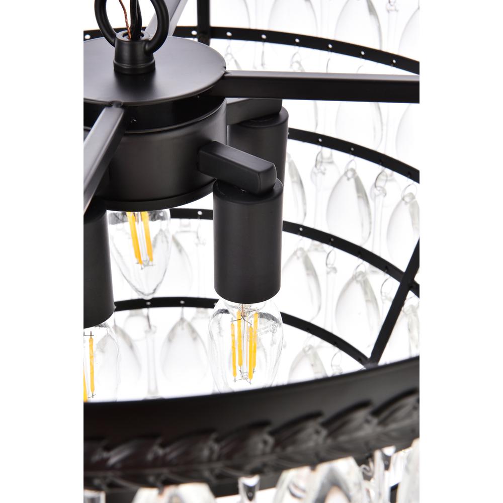 Nordic 5 lights black pendant. Picture 4