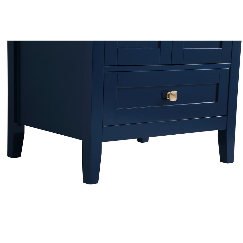 24 inch bathroom vanity in Blue. Picture 11