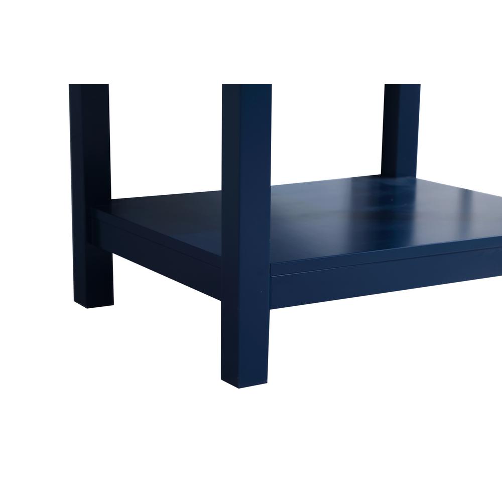 24 inch Single Bathroom Vanity in Blue. Picture 12