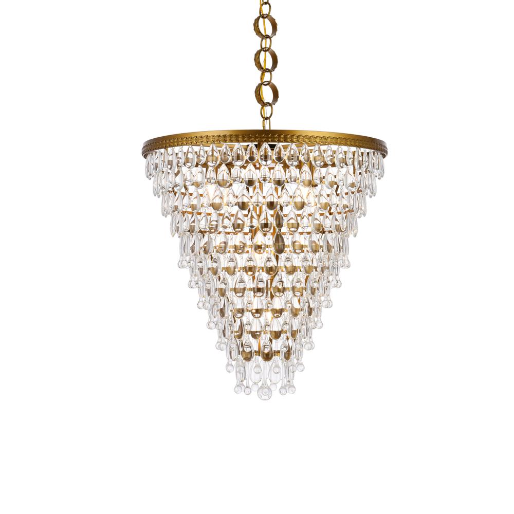Nordic 7 lights brass chandelier. Picture 2