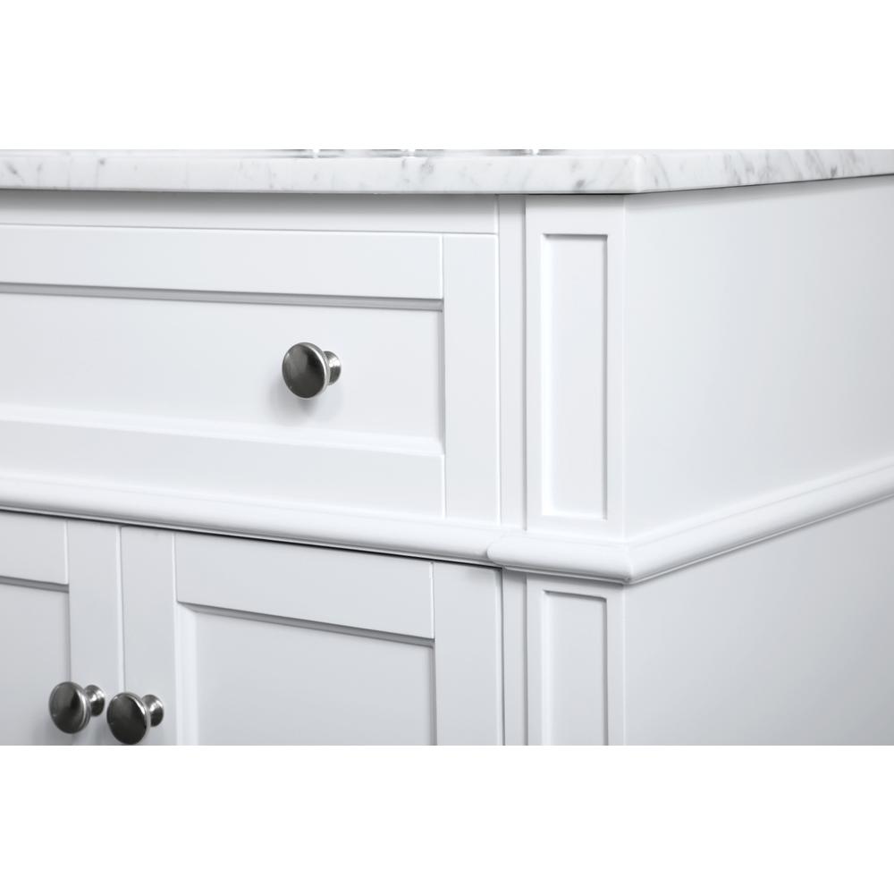 36 inch Single bathroom vanity in White. Picture 11