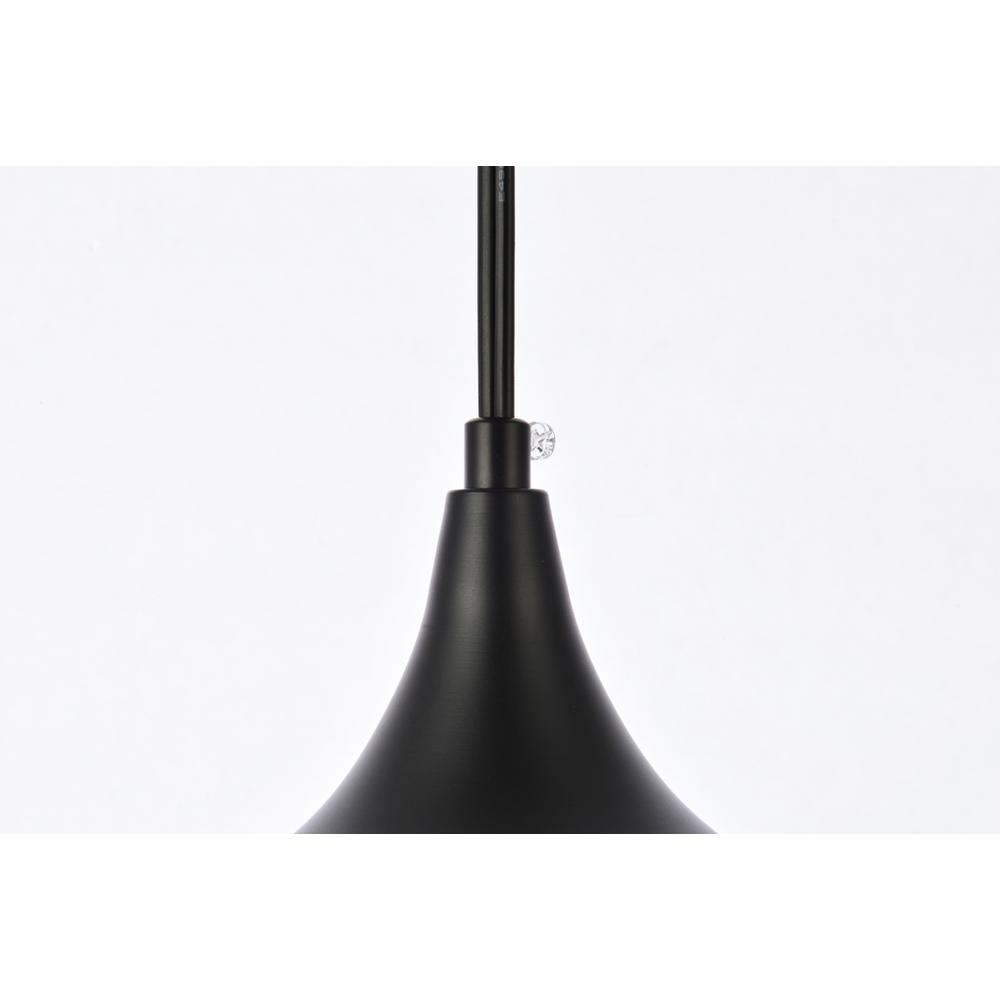 Nora 1 Light Black plug-in pendant. Picture 3