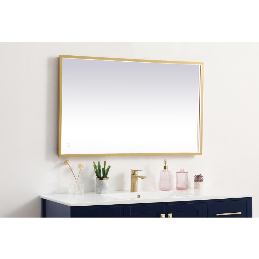 Pier 24x40 inch LED mirror with adjustable color temperature. Picture 3