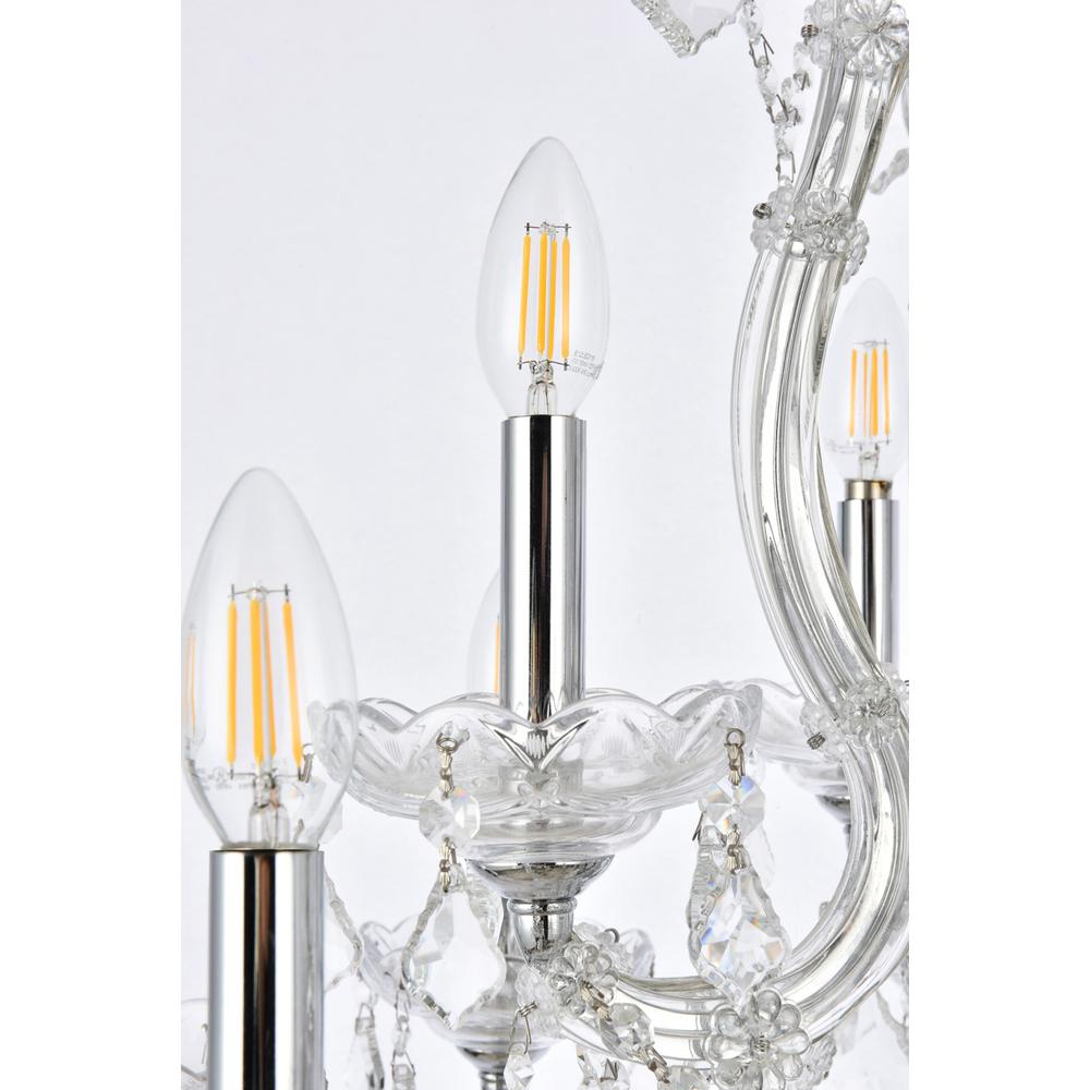Maria Theresa 13 light Chrome Chandelier Clear Royal Cut Crystal. Picture 4