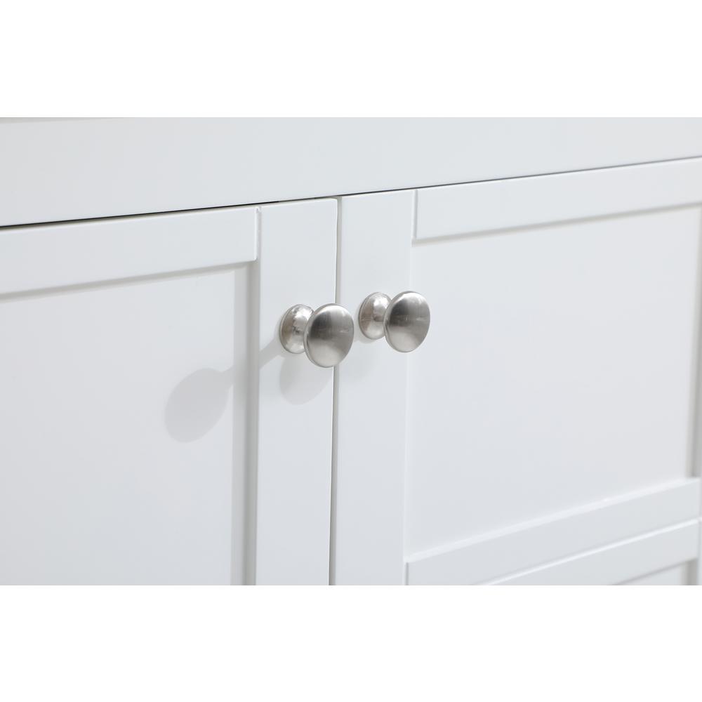 42 inch Single Bathroom Vanity in White. Picture 11