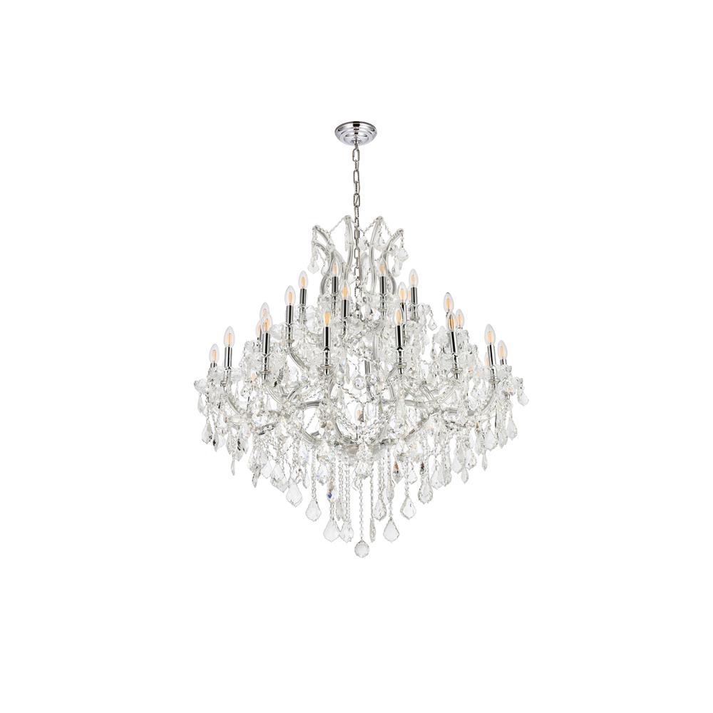 Maria Theresa 37 light Chrome Chandelier Clear Royal Cut Crystal. Picture 6