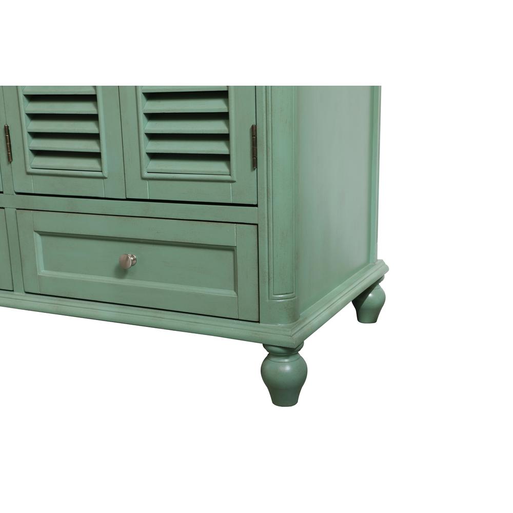 48 inch Single Bathroom Vanity in Vintage Mint. Picture 12