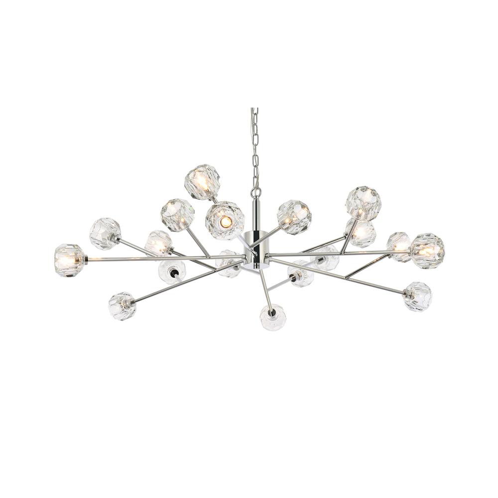 Graham 18 Light Pendant in Chrome. Picture 2