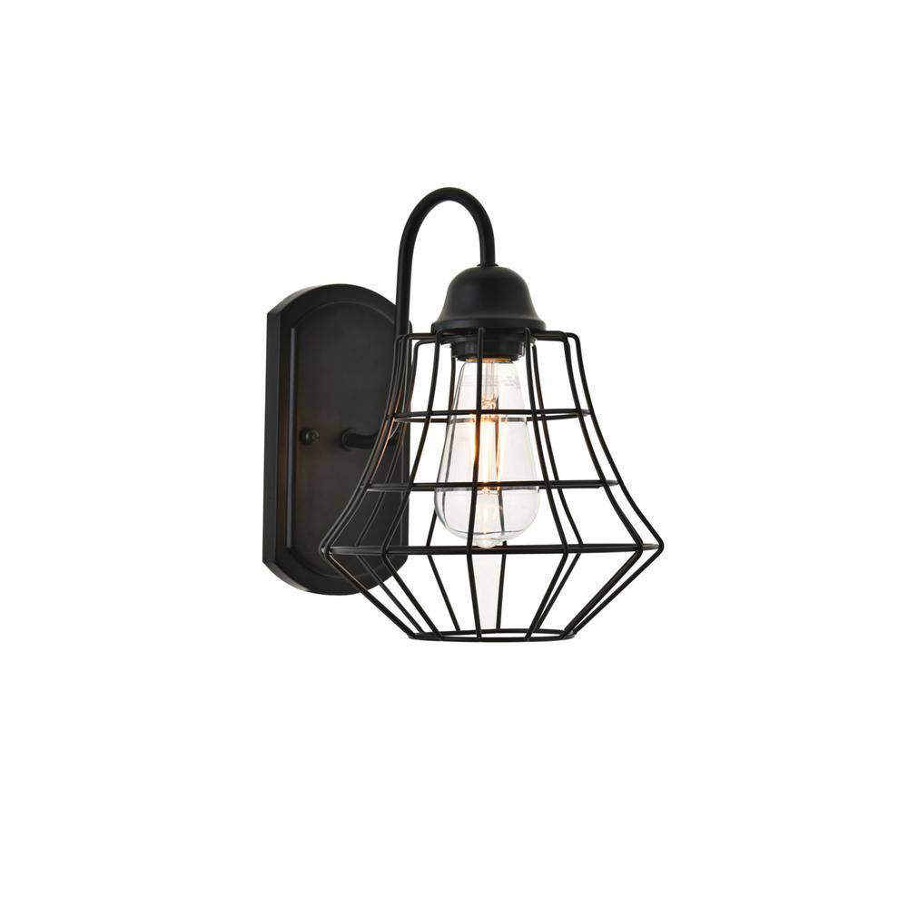Candor 1 light black Wall Sconce. Picture 4